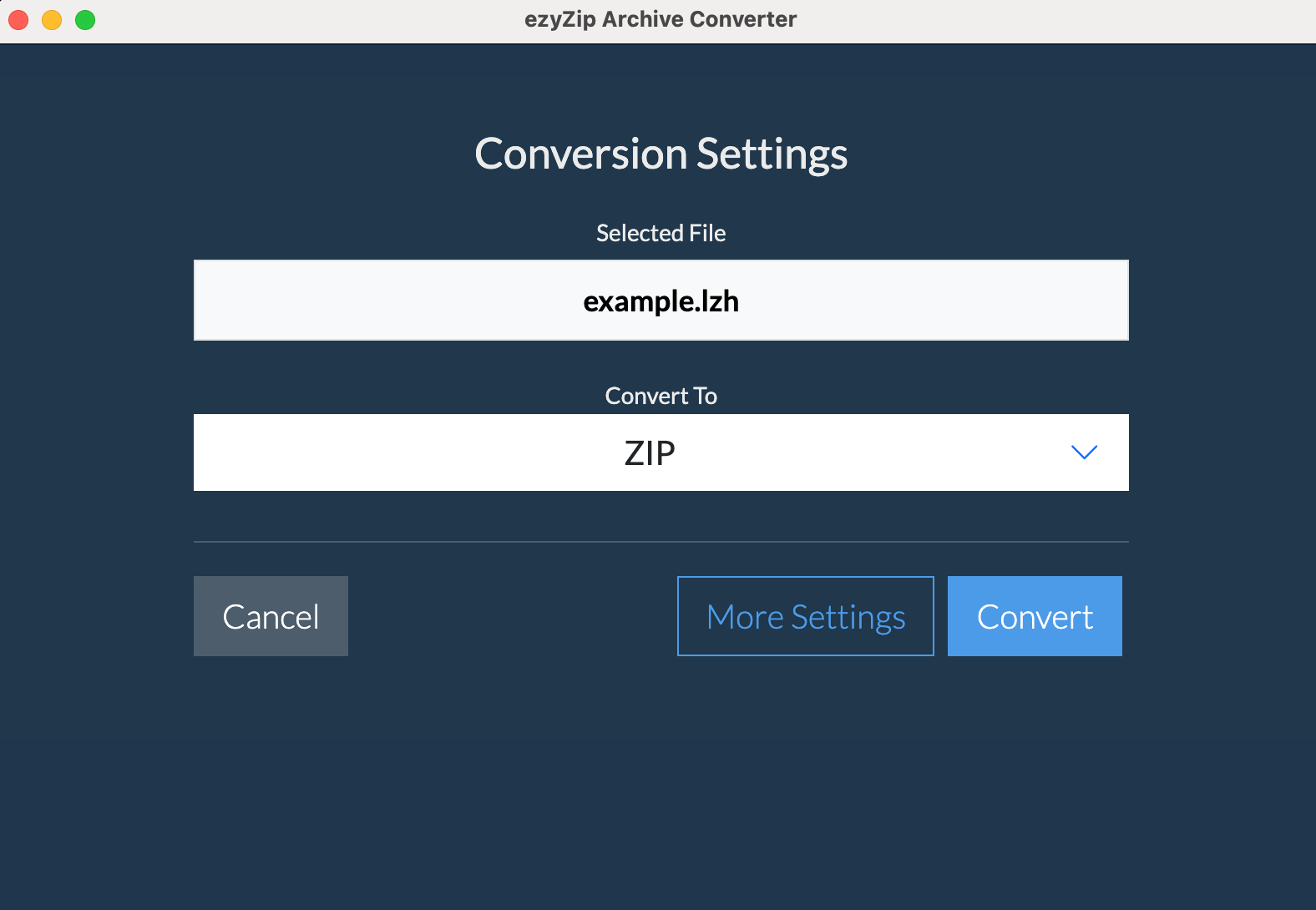 ezyZip Archive Converter