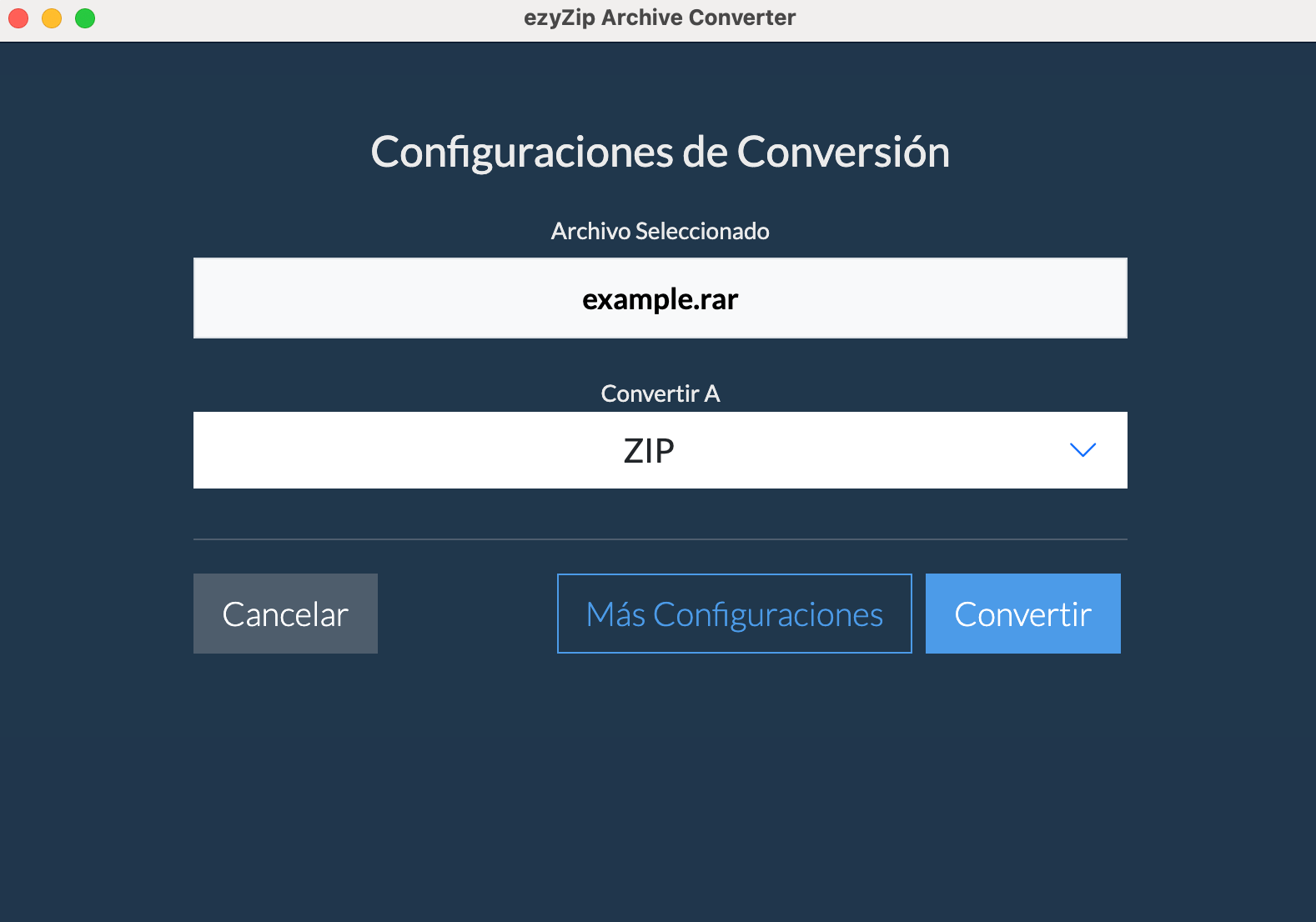 ezyZip Archive Converter