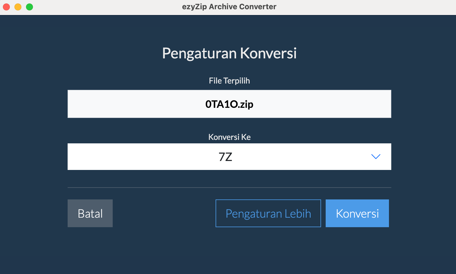 ezyZip Archive Converter