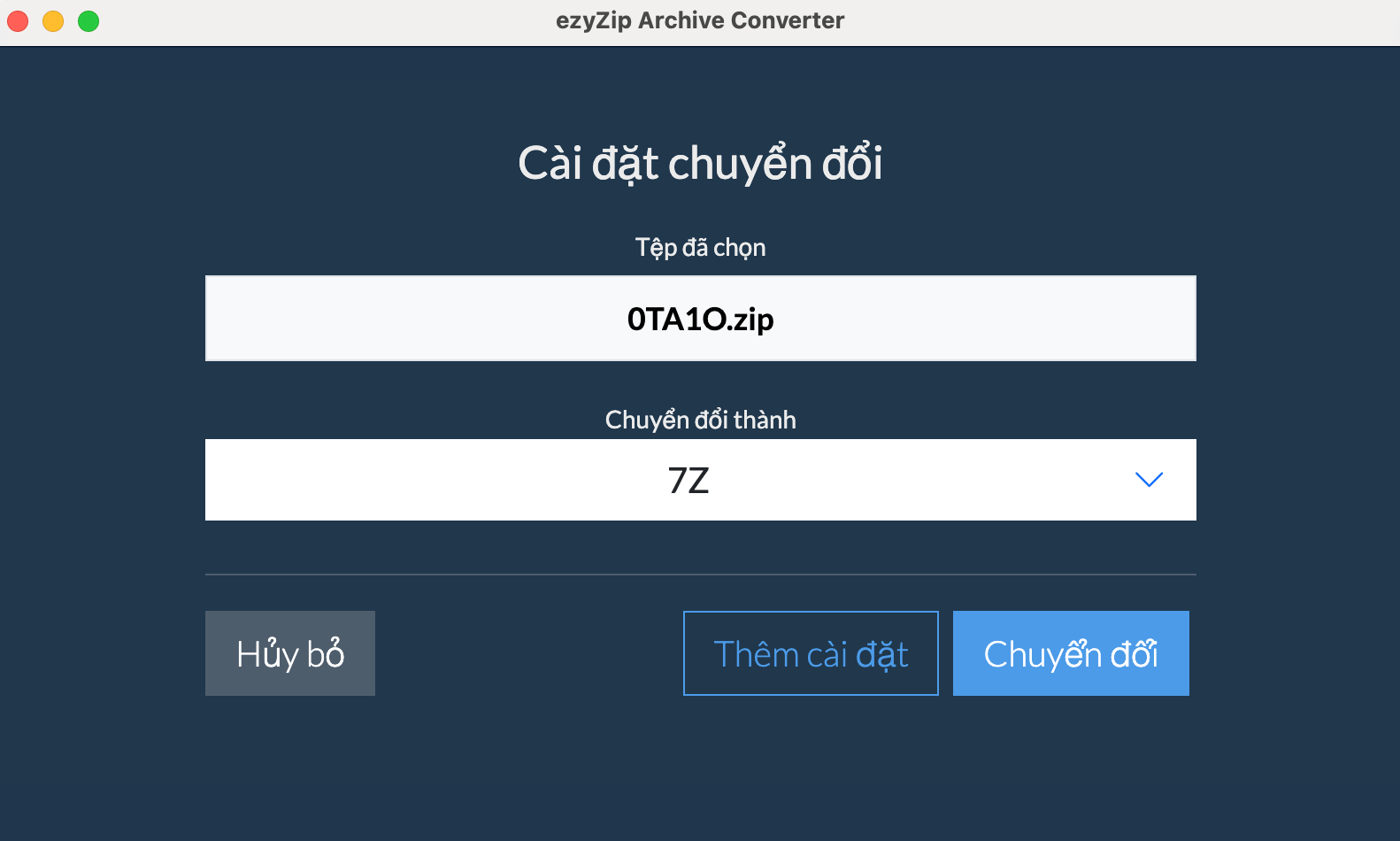ezyZip Archive Converter
